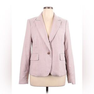 Banana Factory Women's One-button Blazer in Light Pink Size 16